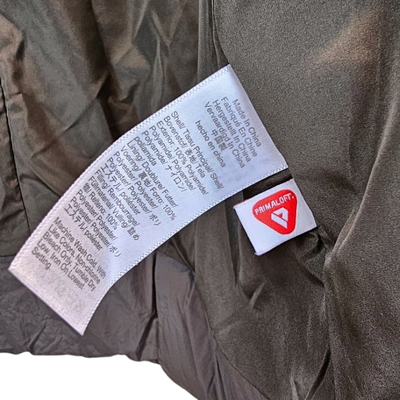 Madewell Mens Quilted Puffer Jacket In Cargo Green Medium Primaloft Gorpcore - Picture 15 of 15